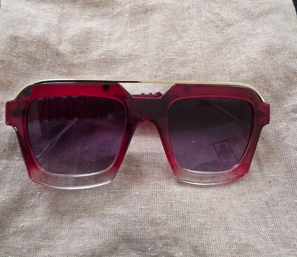 Stylish Red Gradient Sunglasses
